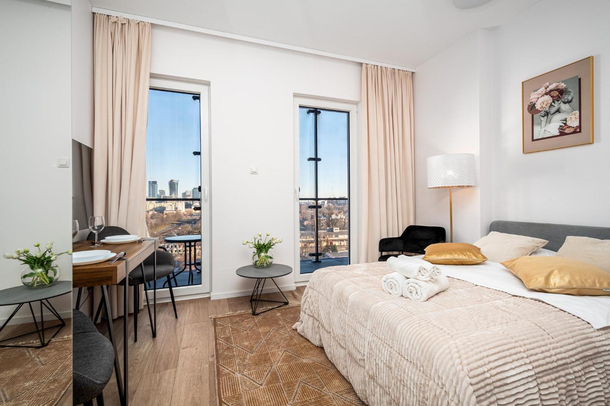 Apartament Kasprzaka 29 Wola Tower Free Garage By Perfect