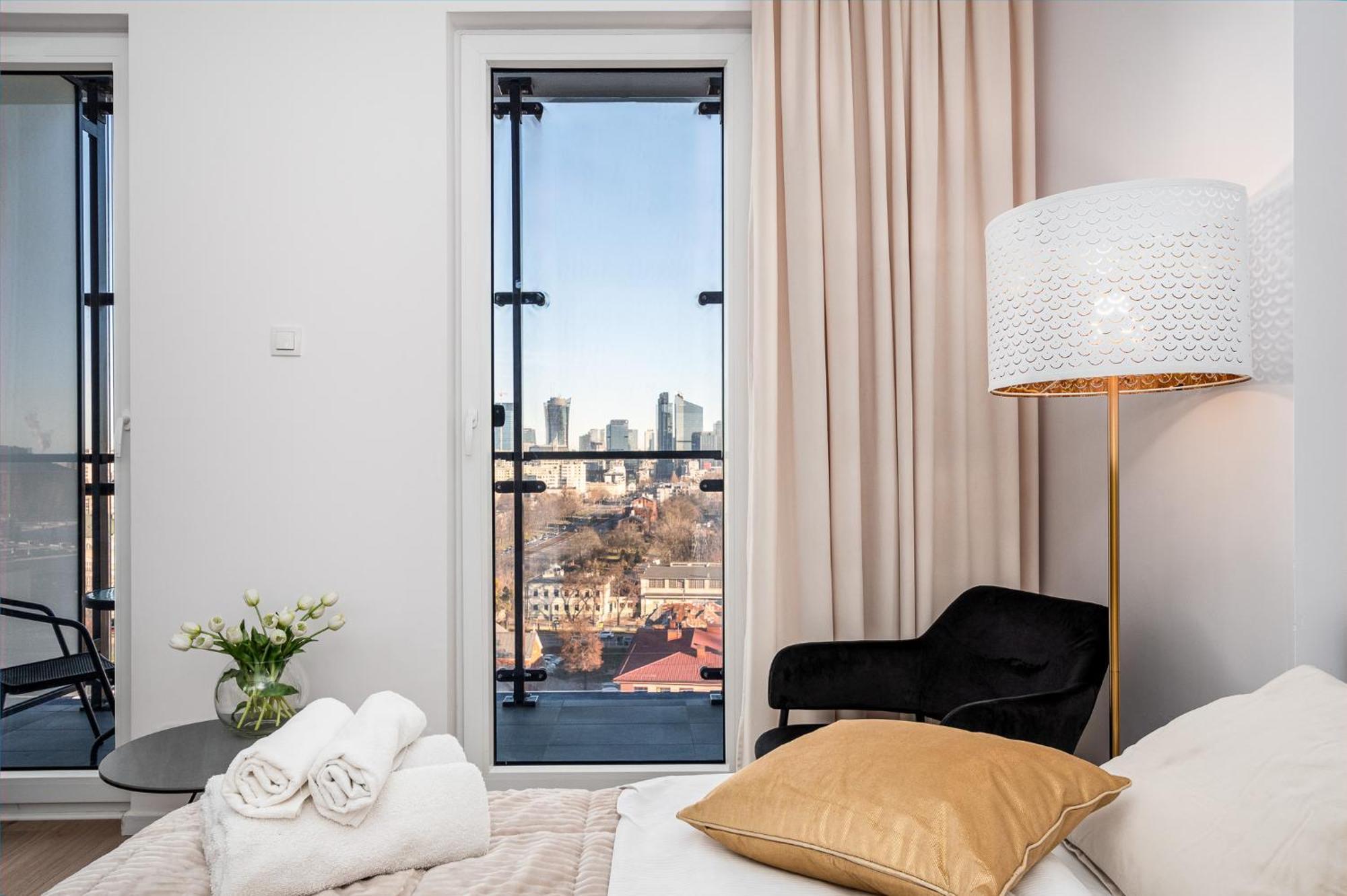 Apartament Kasprzaka 29 Wola Tower Free Garage By Perfect *